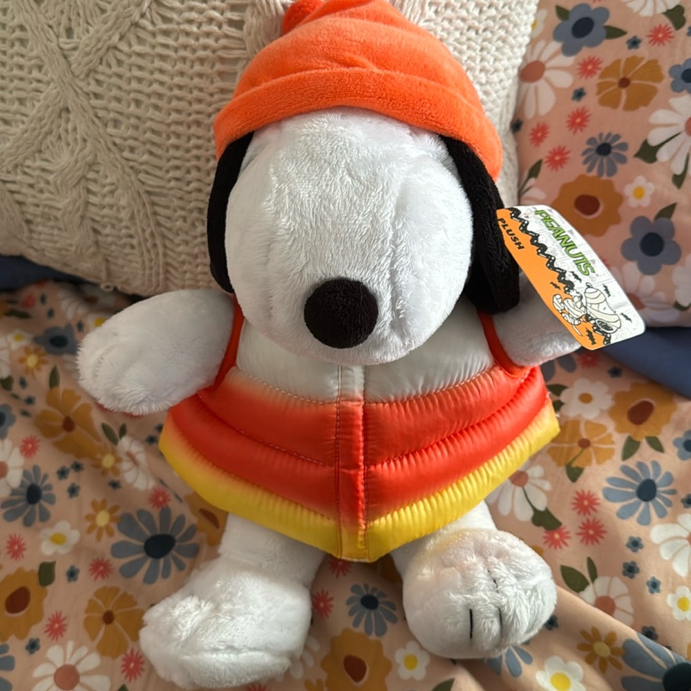 Halloween Puffer Jacket Snoopy